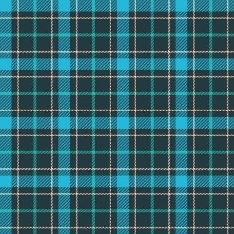 Spritzschutz Küche Blue Tartan