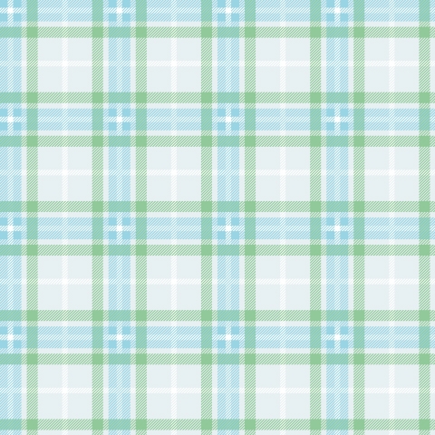 Spritzschutz Küche Green Blue Tartan Style