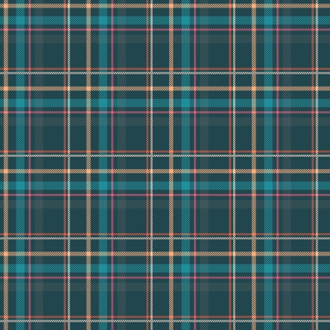 Spritzschutz Küche Dunkelgrün Tartan