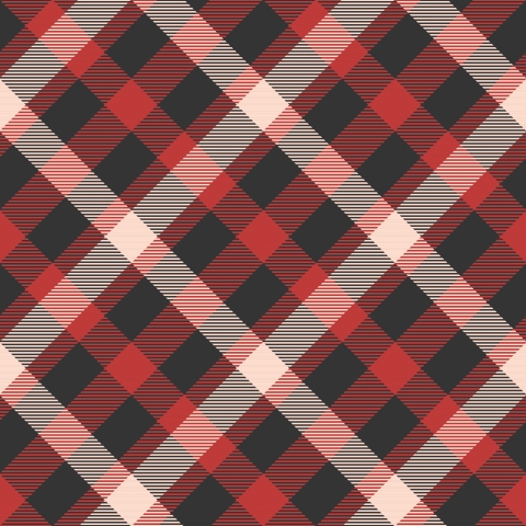 Spritzschutz Küche Red Black Tartan