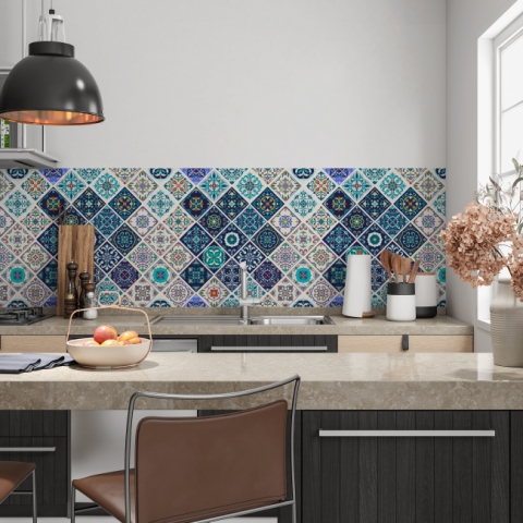 Spritzschutz Küche Arabische Fliesen Mosaik