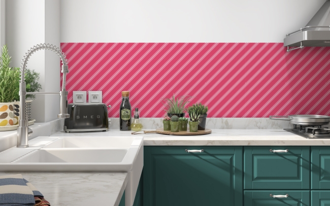 Küchenrückwand Lines Print