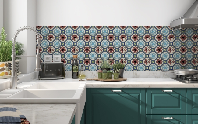 Küchenrückwand Orient Wandfliesen Motiv