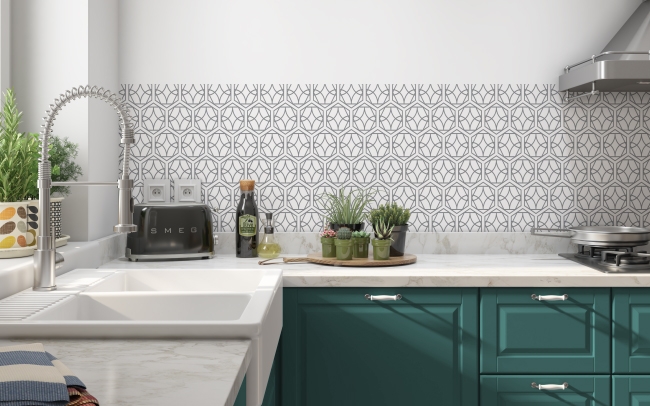 Küchenrückwand Geometric Design