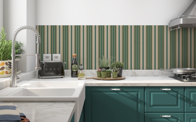 Küchenrückwand Streifen Design