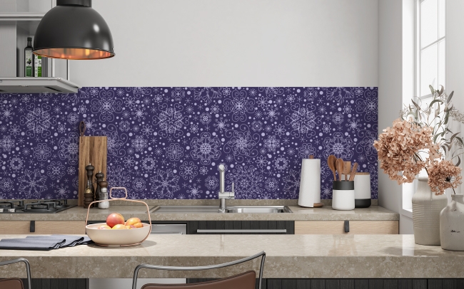 Küchenrückwand Sternen Blume