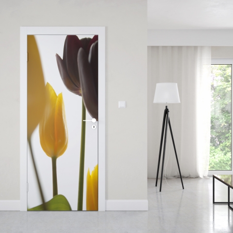 Türposter Makro Tulpen Maßanfertigung