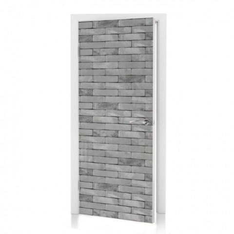 Türposter Steinmauer Loft Design