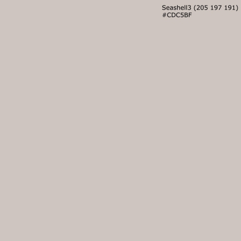 Türposter Seashell3 (205 197 191) #CDC5BF