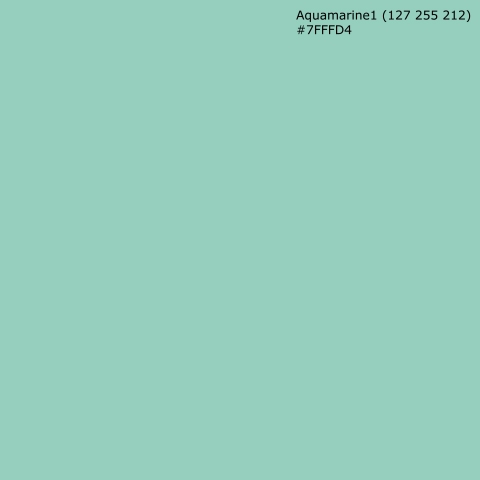 Türposter Aquamarine1 (127 255 212) #7FFFD4