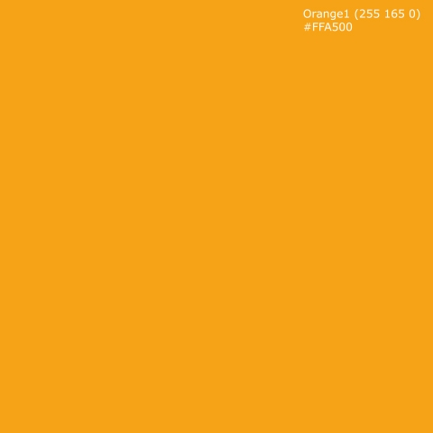 Türposter Orange1 (255 165 0) #FFA500