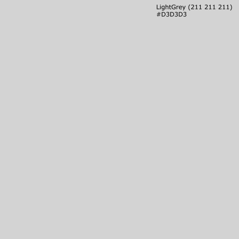Türposter LightGrey (211 211 211) #D3D3D3