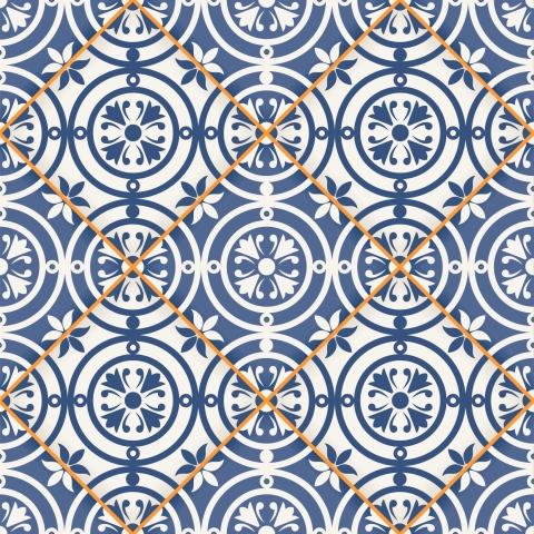 Türposter Mexikanische Talavera Fliesen