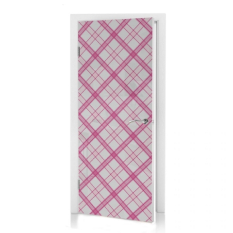 Türtapete Gingham Vichy