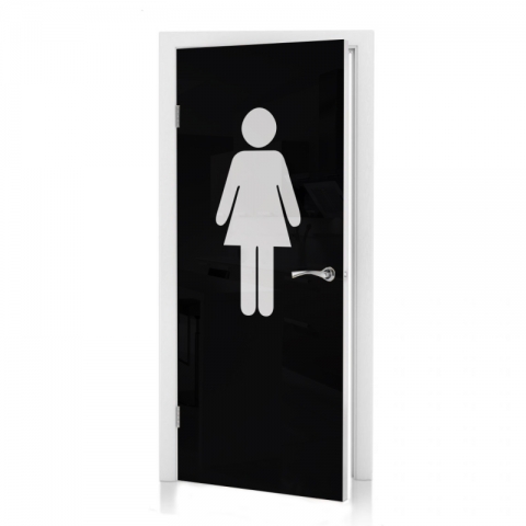 Türposter Woman WC