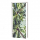 glastür folie Palmenparadies