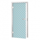 Glastür Folie Rockabilly Polka Dots