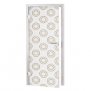 Glastür Folie Kreis Muster