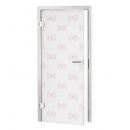 Glastür Folie Rosa Schleifen Motiv