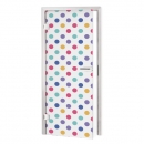 Glastür Folie Retro Bunte Pünktchen