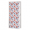 Glastür Folie Erdbeeren