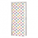 Glastür Folie Bunte Muffin