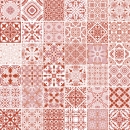 Glastür Folie Patchwork Bild