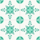 Glastür Folie Holländische Patchwork