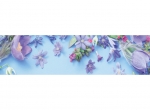 Küchenrückwand Pastell Blumen