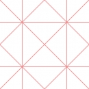Küchenrückwand Pink Dreieck Karo