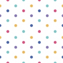 Küchenrückwand Colourful Polka Dot