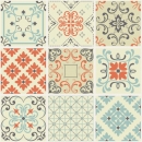 Küchenrückwand Patchwork Pattern