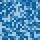 Spritzschutz Küche Blaue Mosaiksteine