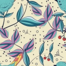 Spritzschutz Küche Natur Muster
