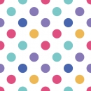 Spritzschutz Küche Retro Bunte Pünktchen