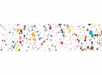 Spritzschutz Küche Bunte Punkte