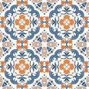 Türposter Floral Pattern