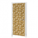 Türtapete Weiße Blümchen
