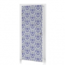 Türtapete Lila Damask Muster