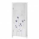 Türposter Blumen Design